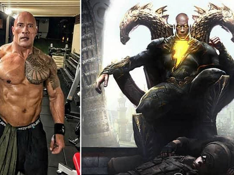 ذا روك يعلن انضمامه إلى عالم مارفل بشخصية Black Adam الشريرة